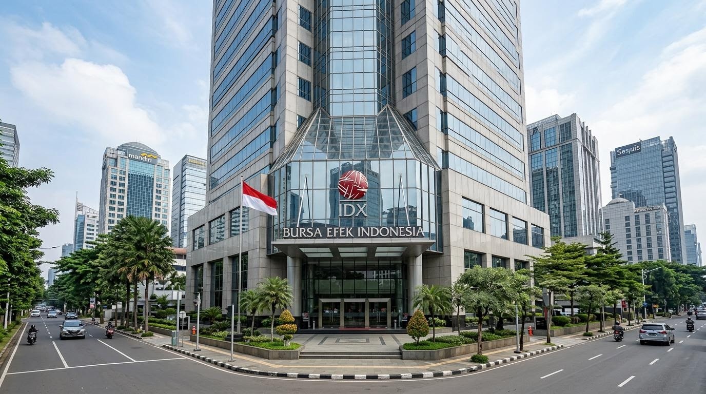 Gedung Bursa Efek Indonesia di kawasan Sudirman, Jakarta