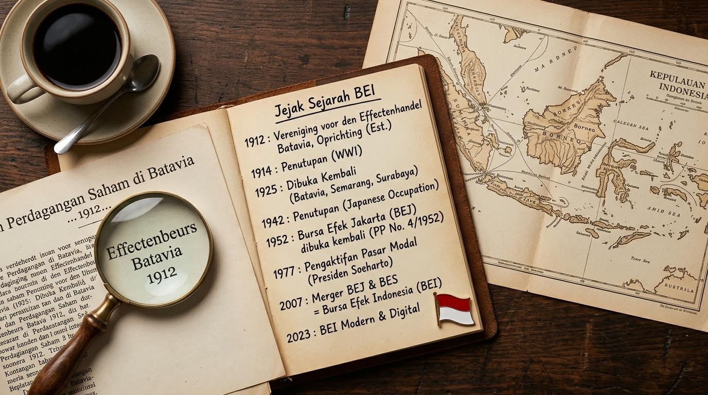 Material referensi sejarah Bursa Efek Indonesia
